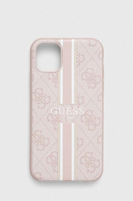 Чохол на телефон Guess iPhone 11 / Xr колір рожевий (3352738)