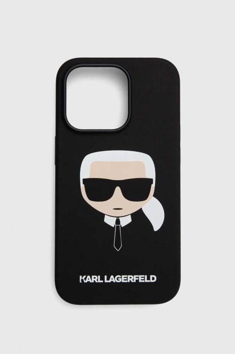 Чохол на телефон Karl Lagerfeld iPhone 14 Pro 6,1" колір чорний (3412849) Чохол на телефон Karl Lagerfeld iPhone 14 Pro 6,1" колір чорний (3412849)