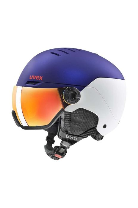 Гірськолижний шолом Uvex Wanted Visor колір блакитний Гірськолижний шолом Uvex Wanted Visor колір блакитний