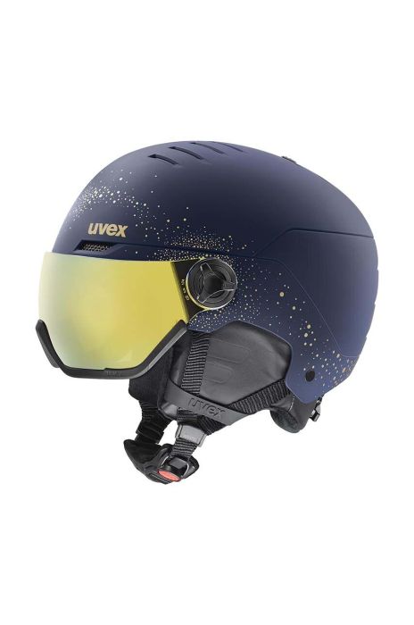 Гірськолижний шолом Uvex Wanted Visor WE колір синій Гірськолижний шолом Uvex Wanted Visor WE колір синій