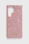 Чохол на телефон Guess S23 Ultra S918 колір рожевий