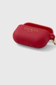Чохол для airpods pro Guess 2 колір бордовий