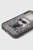 Чохол на телефон Karl Lagerfeld iPhone 15 Pro 6.1 колір прозорий (3644189)