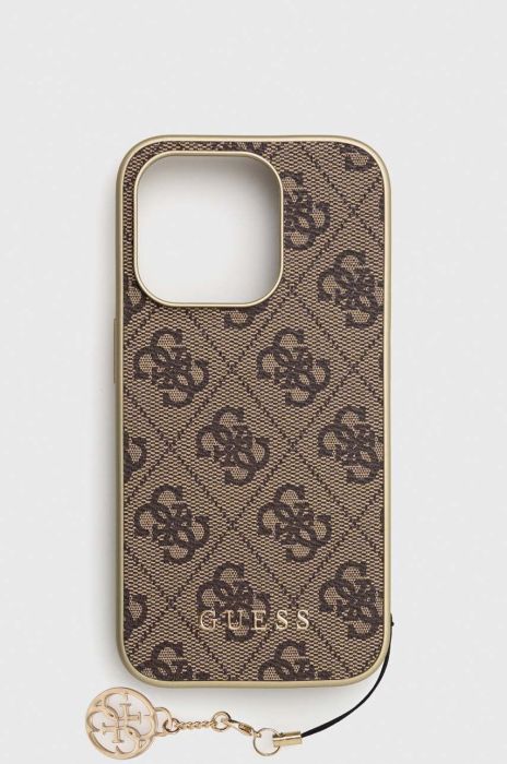 Чохол на телефон Guess iPhone 15 Pro 6.1 колір коричневий (3646530)