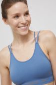 Спортивний бюстгальтер Reebok U4.F9645 гладкий колір блакитний