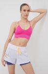 Спортивний бюстгальтер Reebok F9782 колір рожевий однотонний Спортивний бюстгальтер Reebok F9782 колір рожевий однотонний