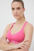 Спортивний бюстгальтер Reebok F9793 колір рожевий однотонний