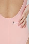 Суцільний купальник Nike Multi Logo колір рожевий м'яка чашечка Суцільний купальник Nike Multi Logo колір рожевий м'яка чашечка