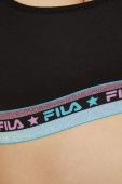 Спортивний бюстгальтер Fila колір чорний візерунок (2441811) Спортивний бюстгальтер Fila колір чорний візерунок (2441811)