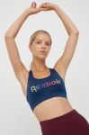 Спортивний бюстгальтер Reebok Gina колір бірюзовий візерунок Спортивний бюстгальтер Reebok Gina колір бірюзовий візерунок