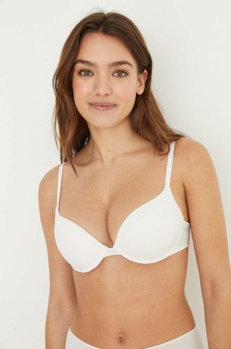 Бюстгальтер women'secret GORGEOUS колір білий однотонний Бюстгальтер women'secret GORGEOUS колір білий однотонний