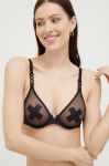 Бюстгальтер Chantelle X колір чорний прозорий Бюстгальтер Chantelle X колір чорний прозорий