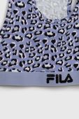 Дитячий спортивний бюстгальтер Fila колір фіолетовий