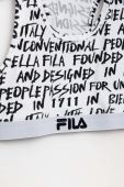 Дитячий спортивний бюстгальтер Fila колір білий Дитячий спортивний бюстгальтер Fila колір білий