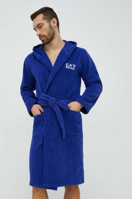 EA7 Emporio Armani Халат колір темно-синій