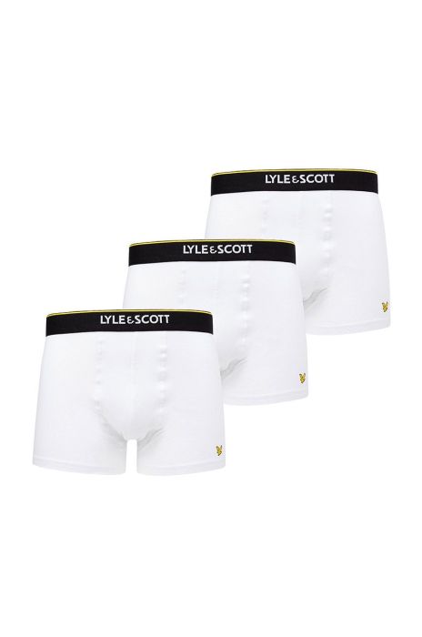 Боксери Lyle & Scott (3-pack) колір білий Боксери Lyle & Scott (3-pack) колір білий
