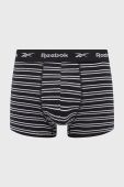 Боксери Reebok U5.F8362 (3-pack) чоловічі колір чорний Боксери Reebok U5.F8362 (3-pack) чоловічі колір чорний