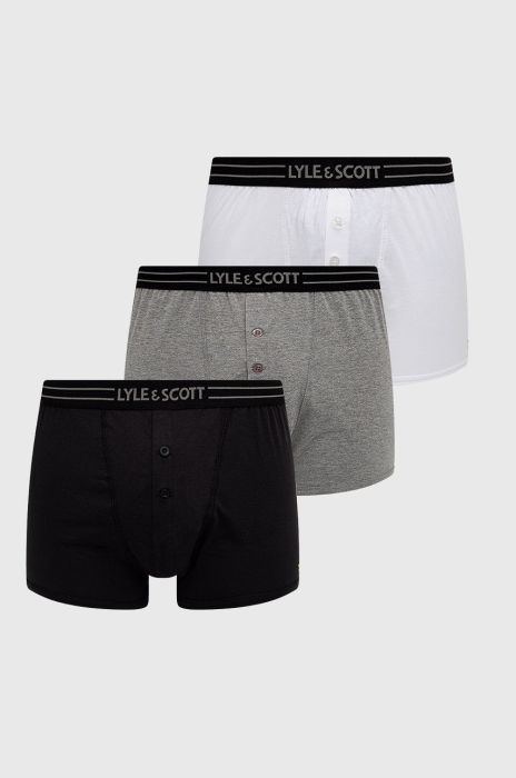 Боксери Lyle & Scott (3-pack) колір барвистий