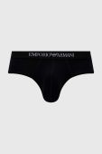 Бавовняні сліпи Emporio Armani Underwear 3-pack колір синій