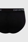 Бавовняні сліпи Emporio Armani Underwear 3-pack колір синій