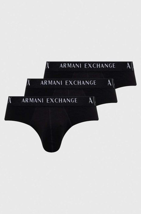 Сліпи Armani Exchange 3-pack чоловічі колір чорний (3102603) Сліпи Armani Exchange 3-pack чоловічі колір чорний (3102603)