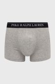 Боксери Polo Ralph Lauren 3-pack чоловічі колір сірий (3388050) Боксери Polo Ralph Lauren 3-pack чоловічі колір сірий (3388050)