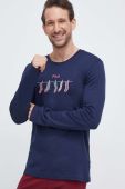 Бавовняна піжама Fila колір синій з принтом (3647628) Бавовняна піжама Fila колір синій з принтом (3647628)