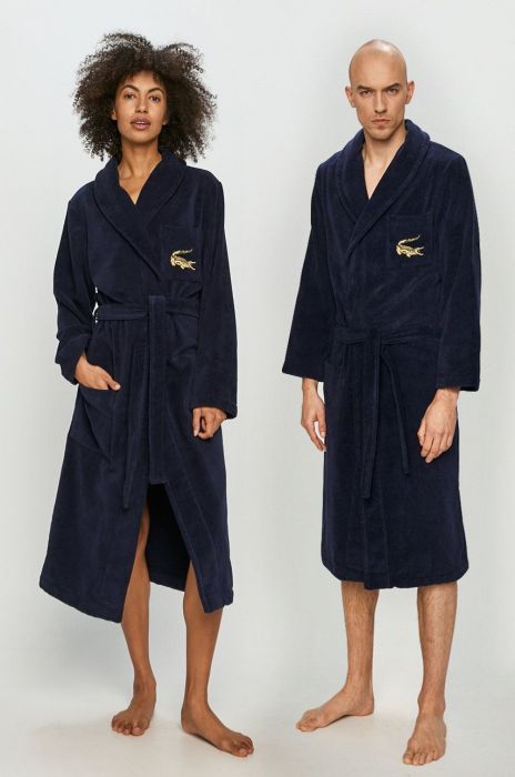 Халат Lacoste колір синій (2320548) Халат Lacoste колір синій (2320548)