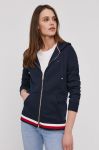 Кофта Tommy Hilfiger жіноча колір синій гладка Кофта Tommy Hilfiger жіноча колір синій гладка