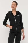 Кофта Armani Exchange жіноча колір чорний з капюшоном з аплікацією (3348253) Кофта Armani Exchange жіноча колір чорний з капюшоном з аплікацією (3348253)
