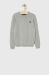 Дитячий бавовняний светр United Colors of Benetton колір сірий легкий (2968763) Дитячий бавовняний светр United Colors of Benetton колір сірий легкий (2968763)