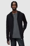 AllSaints Кофта Mode Merino Zip Hood колір чорний AllSaints Кофта Mode Merino Zip Hood колір чорний