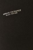 Кофта Armani Exchange чоловіча колір чорний з принтом (710764) Кофта Armani Exchange чоловіча колір чорний з принтом (710764)