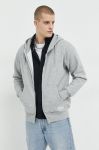 Кофта Solid чоловіча колір сірий з капюшоном меланж Кофта Solid чоловіча колір сірий з капюшоном меланж