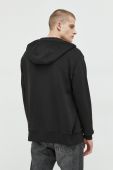 Кофта Solid чоловіча колір чорний з капюшоном однотонна