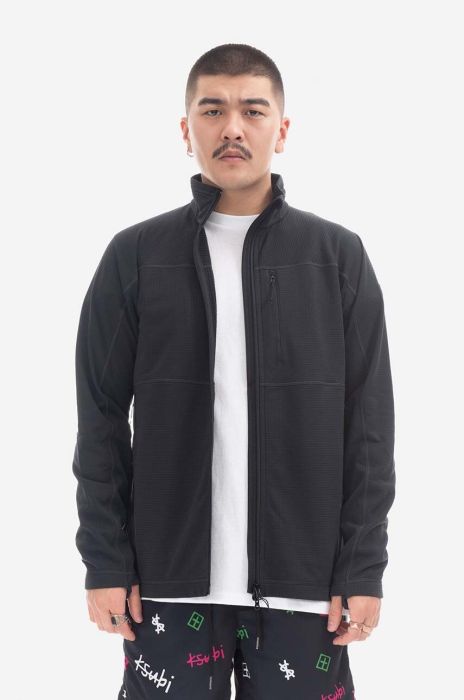 Кофта Fjallraven чоловіча колір чорний однотонна F86971.550-550 Кофта Fjallraven чоловіча колір чорний однотонна F86971.550-550