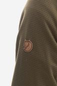 Кофта Fjallraven Lite Fleece Jacket чоловіча колір зелений однотонна F86971.620-620 Кофта Fjallraven Lite Fleece Jacket чоловіча колір зелений однотонна F86971.620-620