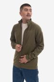 Кофта Fjallraven Lite Fleece Jacket чоловіча колір зелений однотонна F86971.620-620 Кофта Fjallraven Lite Fleece Jacket чоловіча колір зелений однотонна F86971.620-620