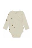 Боді для немовлят Konges Sl?jd колір бежевий (2925051)