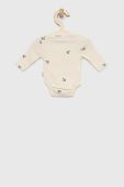 Боді для немовлят Konges Sl?jd колір бежевий (2925047)