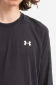Лонгслів Under Armour Streaker Longsleeve чоловічий колір чорний однотонний 1370322-001 Лонгслів Under Armour Streaker Longsleeve чоловічий колір чорний однотонний 1370322-001