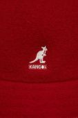Вовняний капелюх Kangol колір червоний вовна Вовняний капелюх Kangol колір червоний вовна