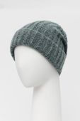 Шапка Pieces з товстого трикотажу колір блакитний (1874208)