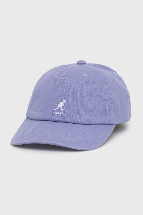 Бавовняна кепка Kangol колір фіолетовий однотонна K5165HT.IL525-IL525 Бавовняна кепка Kangol колір фіолетовий однотонна K5165HT.IL525-IL525
