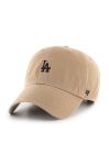 Кепка 47brand Los Angeles Dodgers колір бежевий з аплікацією Кепка 47brand Los Angeles Dodgers колір бежевий з аплікацією