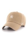 Кепка 47brand New York Yankees колір бежевий з аплікацією Кепка 47brand New York Yankees колір бежевий з аплікацією