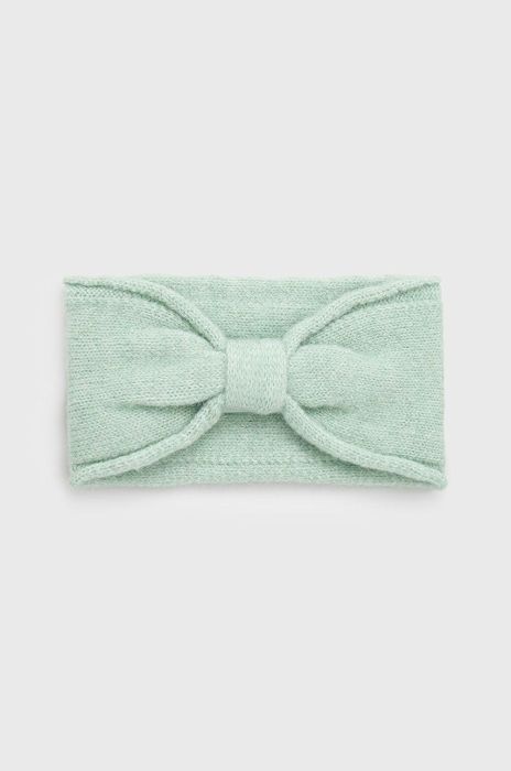 Пов'язка з домішкою вовни Pieces колір зелений (2646232) Пов'язка з домішкою вовни Pieces колір зелений (2646232)