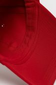 Кепка Tommy Hilfiger колір червоний гладка