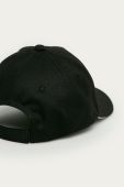 Бавовняна бейсболка Emporio Armani колір чорний з аплікацією (1215605) Бавовняна бейсболка Emporio Armani колір чорний з аплікацією (1215605)