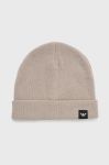 Шапка Emporio Armani колір бежевий Шапка Emporio Armani колір бежевий